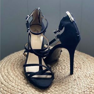 BCBGeneration strappy black heel